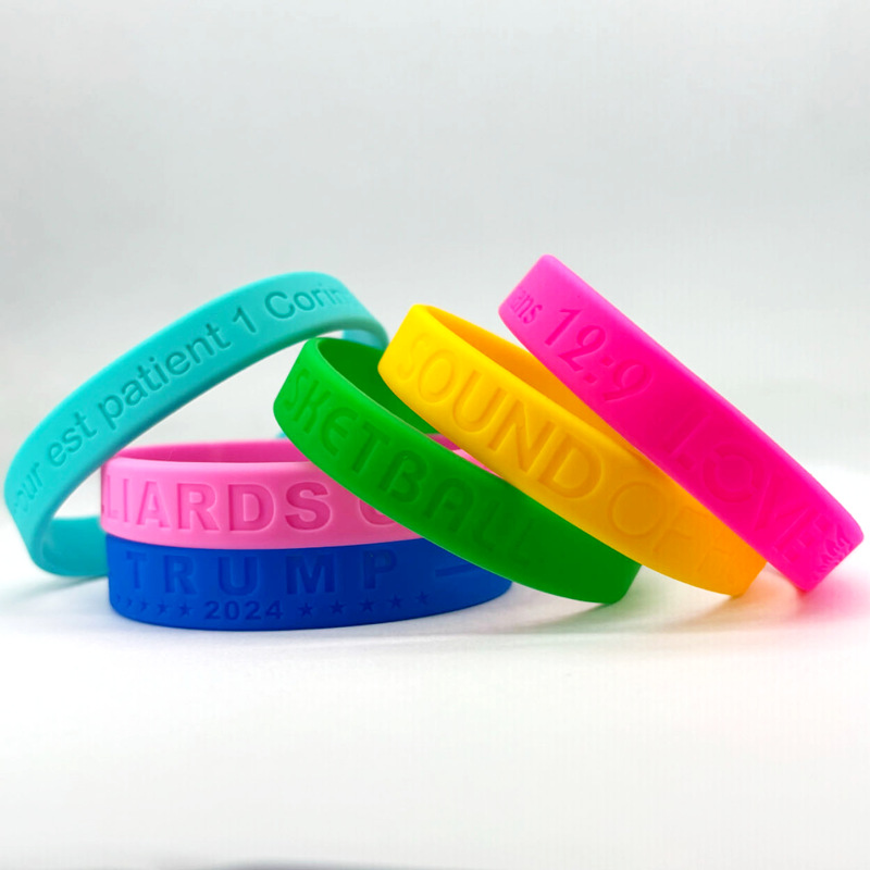 Debossed Silicone Wristband