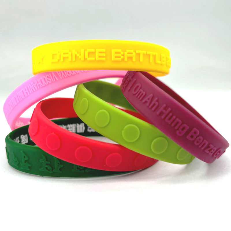 Embossed Silicone Wristband