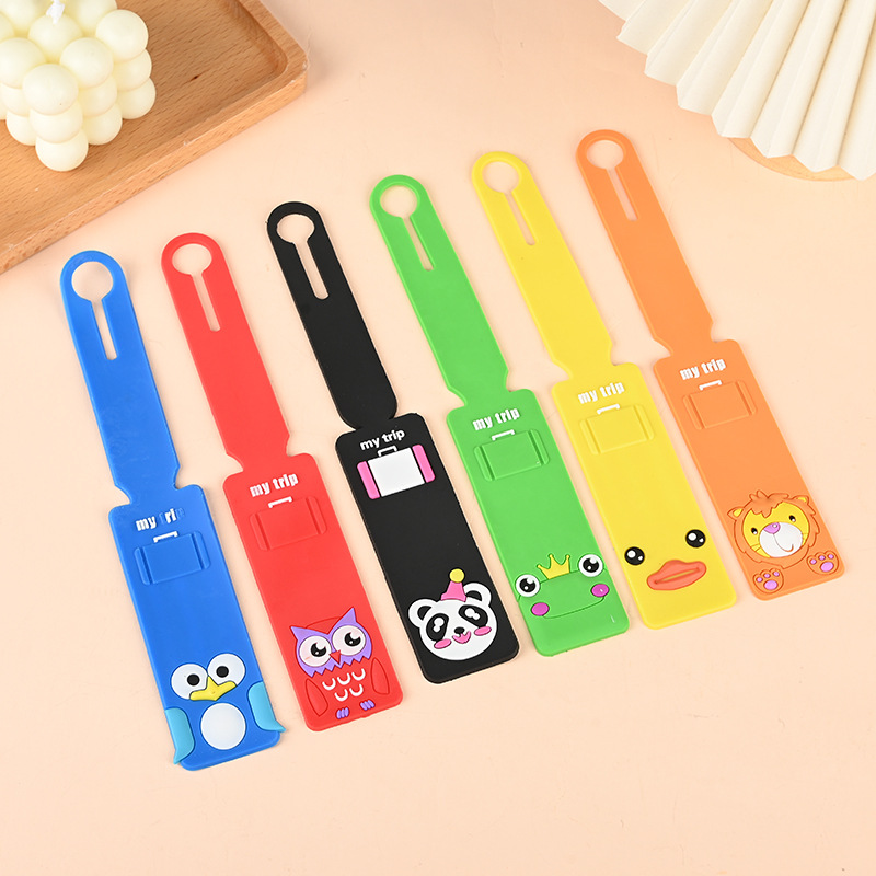 Fashion Soft PVC Luggage Tag