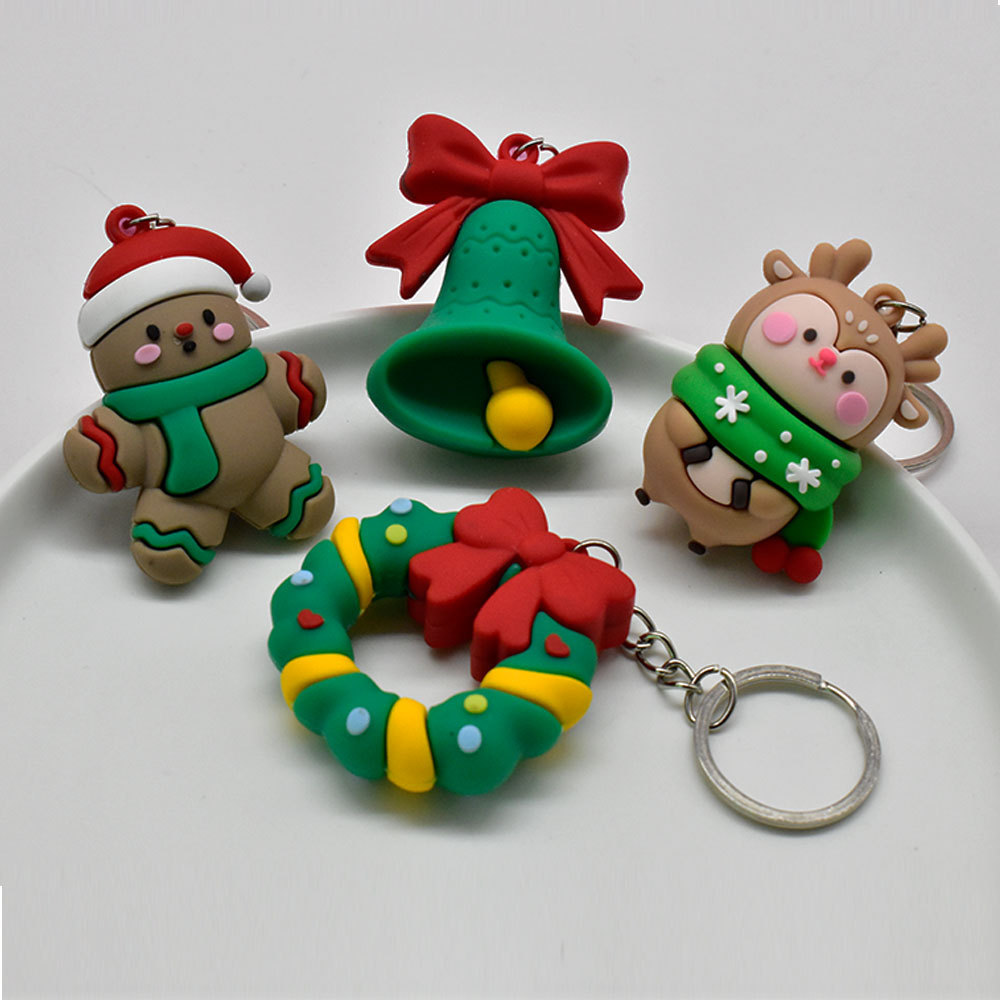 Christmas Day's Soft PVC Keychain